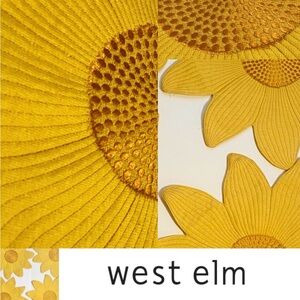 Sunflower Charger Table Decor Set of 4